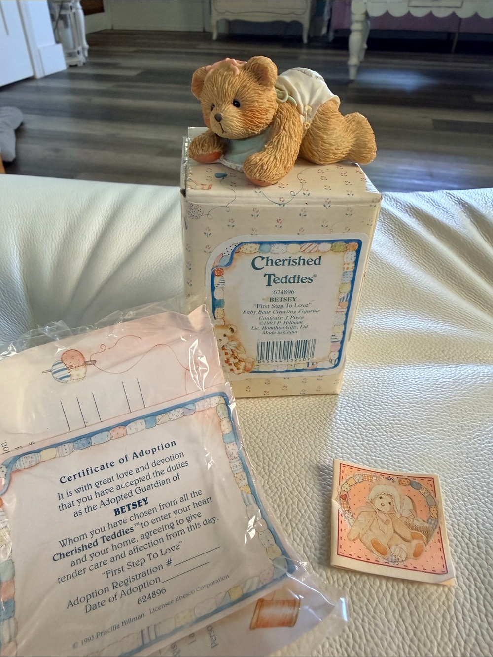 Cherished Teddies Betsey First Step to Love